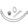FAT Baggers INC. #109712 - Installation Kit - Hydraulic Clutch - 12" - Braided
