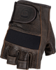 Highway 21 489-0042L - Half Jab Gloves Brown Lg