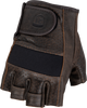 Highway 21 489-0042S - Half Jab Gloves Brown Sm