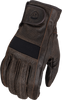 Highway 21 489-0043S - Jab Perforated Gloves Brown Sm
