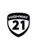 Highway 21 489-9001 - Shield Die Cut Sticker 3.75" X 4.125" 50pks
