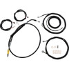 LA Choppers #LA-8056KT3-13B - Complete Plug-and-Play Cable Kit - 12" - 14" Handlebars - '21-'22 FLH - ABS - Black