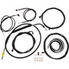 LA Choppers #LA-8056KT3-16M - Complete Plug-and-Play Cable Kit - 15" - 17" Handlebars - '21-'22 FLH - ABS - Midnight