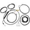 LA Choppers #LA-8056KT3-19 - Complete Plug-and-Play Cable Kit - 18" - 20" Handlebars - '21-'22 FLH - ABS - Stainless