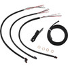 LA Choppers #LA-8156KT2-16 - Complete Stainless Braided Handlebar Cable/Brake Line Kit - 15"-17" Handlebars - '18-'22 Softail