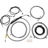 LA Choppers #LA-8056KT3-16 - Complete Plug-and-Play Cable Kit - 15" - 17" Handlebars - '21-'22 FLH - ABS - Stainless