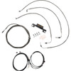 LA Choppers #LA-8056KT3-08 - Complete Plug-and-Play Cable Kit - Stock Handlebars - '21-'22 FLH - ABS - Stainless