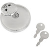 Drag Specialties - Locking Gas Cap - Skull - Non-Vented - Chrome