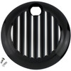 Joker Machine #04-521-2 - Fuel Door - Finned - Black/Silver
