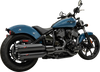 Bassani Xhaust 4" Slip-On Mufflers - Black (#8CH17B)