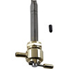 Pingel #6311-BR - Hex Round Fuel Valve - Brass - 22 mm