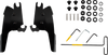 Memphis Shades #MEB2071  - Batwing Mounting Kit - Black - Chief Bobber