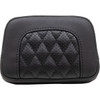 Mustang #88206 - Squareback Sissy Bar Pad - Black - Diamond Stitch - Chief '22-'23