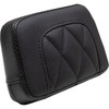Mustang #88205 - Touring Sissy Bar Pad - Standard - Black - Diamond Stitch - Chief '22-'23