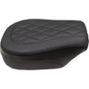 Mustang #88204 - Solo Touring Seat - Passenger - Black - Diamond Stich - Chief '22-'23