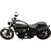 Mustang #88203 - Solo Touring Seat - w/o Driver Backrest - Black - Diamond Stitch - Chief '22-'23