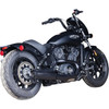 S&S Cycle #4111-266-R - 2-into-1 Grand National Exhaust System - Black - Race Only