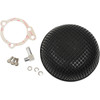 Drag Specialties - "Bob" Retro-Style Air Cleaner Kit - Black