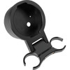 LA Choppers #LA-7398-11B - T-Bar Gauge Mount - Single - Black - 1.25" Diameter