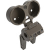 LA Choppers #LA-7397-02Z - Gauge Mount - Dual - Bronze - Dyna