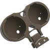 LA Choppers #LA-7397-02Z - Gauge Mount - Dual - Bronze - Dyna