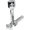 LA Choppers #LA-7406-06 - Hefty Smooth Handlebar Risers for 1-1/4" Handlebars - 6" - Chrome