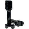 LA Choppers #LA-7406-06B - Hefty Smooth Handlebar Risers for 1-1/4" Handlebars - 6" - Black