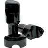 LA Choppers #LA-7402-03B - Handlebar Risers for 1" Handlebars - Smooth - 3" - Black