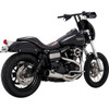 Vance & Hines #27635 - 2-into-1 Upsweep Exhaust System - Brushed