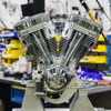 S&S Cycle #310-1160 - V124 Long Block Engine - Chrome/Natural - Big Twin | Custom Chasis w/Alternator-Style Primary