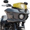 Klock Werks #KWW-02-0624 - Kolor Flare® Windshield - 6" - Yellow - '22-'25 FXLRST