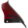 Klock Werks #KWW-02-0629 - Kolor Flare® Windshield - 8" - Red - '22-'25 FXLRST