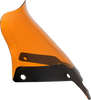 Klock Werks #KWW-02-0630 - Kolor Flare Sport Windshield - 8" - Orange - FXLRST