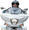 Klock Werks #KWW-06-0542 - Flare Windshield - 11" - Clear - Victory