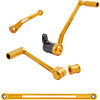 Arlen Ness #420-104 - SpeedLiner Foot Control Kit - Solo - Gold