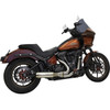 Bassani Xhaust #1S77SS - 2-into-1 Super Bike Exhaust System with 4" Muffler - Stainless Steel
