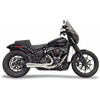 Bassani Xhaust #1S73E - 2-into-1 Ripper Short Exhaust System - Chrome - 49-State