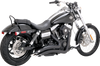 Vance & Hines #46081 - 2-into-2 Big Radius Exhaust System - Matte Black