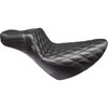 LE Pera #LYR-580DLDD - Tailwhip Daddy Long Legs Low Rider Seat - Double Diamond - Black - FL/FX '18-'24