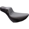 LE Pera #LYR-580DLBW - Tailwhip Daddy Long Legs Low Rider Seat - Basketweave - Black - FL/FX '18-'24