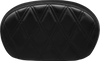 Le Pera #L-SBP02DD-SH - Sissy Bar Pad - Medium - Double Diamond - Shiny Black