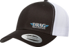 Drag Specialties Drag Specialties Mesh Snapback Hat - Black/White