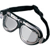 Drag Specialties - Red Baron Goggle - Stainless Steel - Tinted Lens
