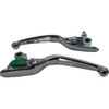 Drag Specialties - Slotted Wide Blade Lever Set - Chrome