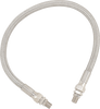 Oil Line with Fittings - Stainless Steel - 17"