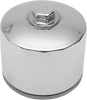 Magnetic Ring Oil Filter with Nut - Chrome - 2-1/4"