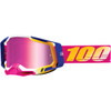100% #50010-00012 - Racecraft 2 Goggle - Mission - Pink Mirror Lens