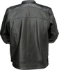 Z1r Justifier Leather Jacket - Black - Small