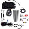 Ultracool #SMT-4 - Oil Cooler Kit - Naked - Black - Dyna/FXR/Softail/Touring