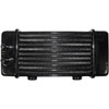 Jagg OIL Coolers #3130 - Universal Oil Cooler - 10-Row - Gloss Black